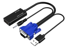 Cáp chuyển đổi từ VGA sang HDMI (có âm thanh + dây cáp Micro USB)