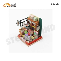 Bộ Đồ Chơi Sáng Tạo DIY Mô Hình Thu Nhỏ Cửa Hàng Kẹo - HONGDA S2305