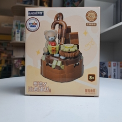 KAIDO-KD99029 Đồ chơi lắp ráp Gấu Teddy bánh Sô cô la