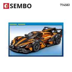 SEMBO-714561-Bộ lắp ráp  Xe Đua Bóng Tối