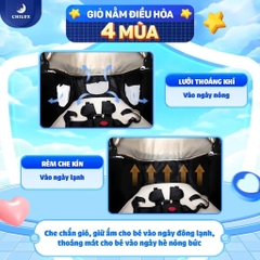 Xe đẩy nôi cho bé cao cấp Chilux S1.9
