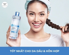 Nước tẩy trang giúp làm sạch sâu, loại bỏ bụi bẩn và lớp trang điểm 3-in-1 L'Oreal Paris Micellar Water 400ml (Màu Xanh Nhạt)