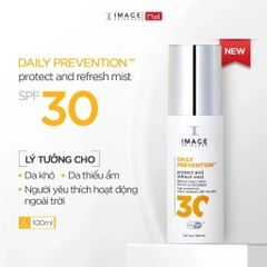Xịt chống nắng IMAGE Skincare - DAILY PREVENTION protect and refresh mist SPF 30 100ml