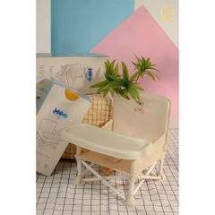 Ghế ăn dặm cho bé gấp gọn HOO BOOTER Có Bàn Kiểu Dáng Hàn Quốc Siêu Nhẹ Cho Bé, Ghế Cho Bé Ăn Dặm Đi Du Lịch Kèm Bàn