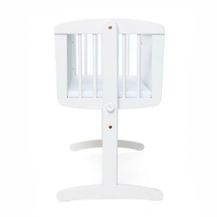 Nôi đưa gỗ cao cấp màu trắng Mothercare