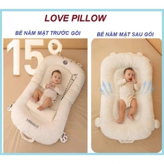 Đệm gối ngủ cho bé chống trào ngược VEEOU cao cấp chống trào ngược dễ gấp gọn và rộng rãi
