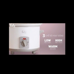 Nồi nấu chậm Fatz Baby 1,5 lít SLOW 1 FB9015MH