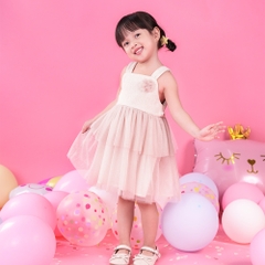 Đầm voan bé gái cotton Thương Hiệu Amino