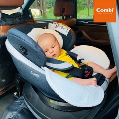 Ghế ngồi ô tô Combi Culmove xoay 360° Smart Isofix (0-4Y) xanh navy