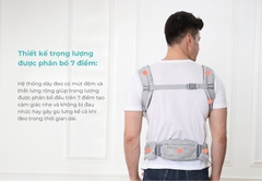 MOOIMOM Địu Em Bé Cao Cấp AiryKnit - AiryKnit Baby Carrier