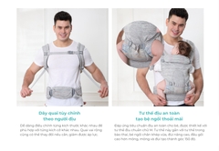 MOOIMOM Địu Em Bé Cao Cấp AiryKnit - AiryKnit Baby Carrier