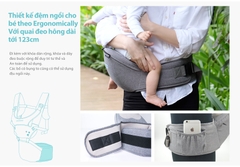 MOOIMOM Địu Ngồi Em Bé Siêu Nhẹ - Lightweight Hipseat Carrier