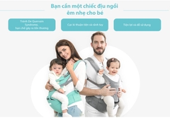 MOOIMOM Địu Ngồi Em Bé Siêu Nhẹ - Lightweight Hipseat Carrier