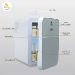 Tủ lạnh mini Moaz Bebe MB085 cho bé 22L trữ đông sữa, bảo quản mỹ phẩm mẹ