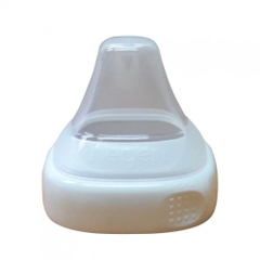 Bộ nắp đậy núm ti và Cổ nối bình sữa Hegen TRẮNG