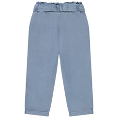 Quần vải bé gái có thắt lưng