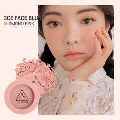 Phấn Má Hồng 3CE Mịn Lì Mono Pink - Hồng Đào 5.5g Mood Recipe Face Blush