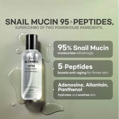 Tinh chất dưỡng da Ốc sên JUMISO Snail Mucin 95 + Peptide 140ml