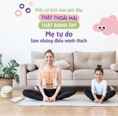 Áo Hút Sữa Rảnh Tay Mama’s Choice, Mặc Hút Sữa Cho Mẹ, Có Dây Giữ Bình Hút Sữa, Có Tấm Tăng Phía Trước Và Sau, Freesize