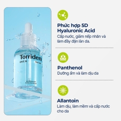 Serum Torriden Dưỡng Ẩm Sâu, Sáng Bóng Da 50ml