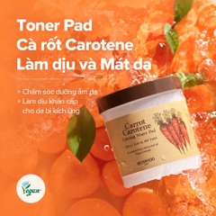 Toner Pad Skinfood Dưỡng Ẩm Làm Dịu Da Carrot Carotene Calming Water Pad 250g