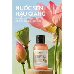 Nước sen Hậu Giang Cocoon BIGSIZE toner phục hồi cấp ẩm và làm dịu da 500ml