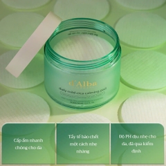Toner Pad  d'Alba rau má cấp ẩm và tẩy da chết dịu nhẹ hàng ngày