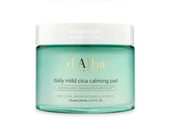 Toner Pad  d'Alba rau má cấp ẩm và tẩy da chết dịu nhẹ hàng ngày