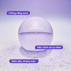Phấn phủ chống nắng BEPLAIN SUNMUSE hiệu chỉnh làn da, kiềm dầu & làm mịn lỗ chân lông SPF 45+ PA+++ Oil Cut Sun Powder