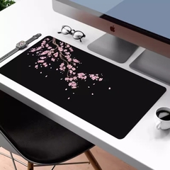 Miếng lót chuột Geek, bàn di chuột, pad chuột cỡ lớn Desk Mat 900x400 độ dày 4mm (Hoạt Hình - Hoa Switch)