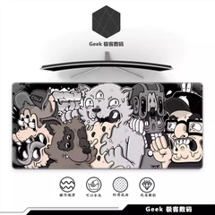 Miếng lót chuột Geek, bàn di chuột, pad chuột cỡ lớn Desk Mat 900x400 độ dày 4mm (Hoạt Hình - Hoa Switch)