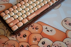 Miếng lót chuột Handmade, bàn di chuột, pad chuột cỡ lớn Desk Mat 900x400 độ dày 5mm (Bánh Mì)