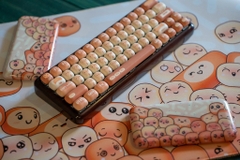 Miếng lót chuột Handmade, bàn di chuột, pad chuột cỡ lớn Desk Mat 900x400 độ dày 5mm (Bánh Mì)