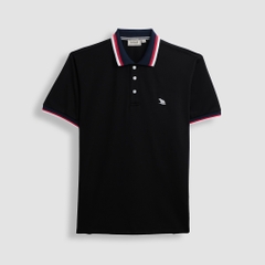 Áo Polo Bigsize Màu Đen Thêu Gấu Phối cổ 3 màu