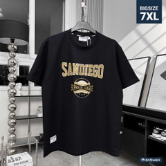 Áo Thun Big size In Sandiego Màu Đen