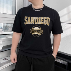 Áo Thun Big size In Sandiego Màu Đen