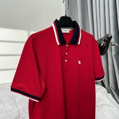 Áo Polo Bigsize Màu Đỏ Thêu Gấu Phối cổ 3 màu