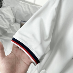 Áo Polo Bigsize Màu Trắng Thêu Gấu Phối cổ 3 màu