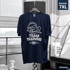 Áo thun Thể thao Big size Freestyle Stroke màu Xanh đen