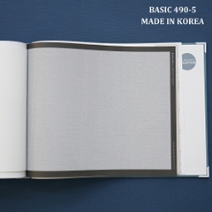 Giấy dán tường một màu Hàn Quốc Basic+ 490-5