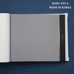 Giấy dán tường một màu Hàn Quốc Basic+ 495-6