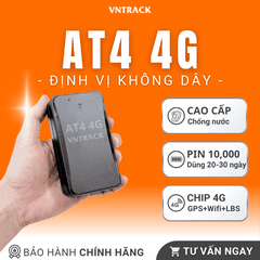 Định vị không dây AT4 4G | Pin 10000mAh, Dùng 20-30 ngày, Chắc chắn, chống nước