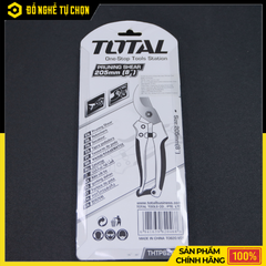 Kéo Cắt Tỉa Cành TOTAL THTP62082 – 8” (205mm) – Lưỡi Carbon Mạ Crôm – Tay Cầm Nhôm TPR – Bền Sắc, Cắt Êm Tay – Hàng Chính Hãng Có VAT