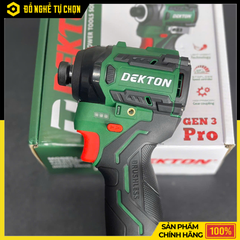 Máy Vặn Vít Dùng Pin 16.8V Dekton D16-CV180PRO – Brushless – Lực Siết 180Nm – Hàng Chính Hãng Có VAT