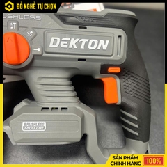 Máy Khoan Búa Pin Dekton M21-RH2603CP – Động Cơ Không Chổi Than – Lực Đập 2.6J – Đầu Kẹp SDS Plus – Hàng Chính Hãng Có VAT