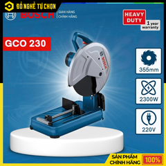 Máy cắt sắt 2300W Bosch GCO 230 (355mm) – Cắt nhanh, khỏe, bền bỉ vượt trội