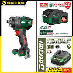 Máy Siết Mở Bulong 555N.m Dekton M21-IW555PLUS / M21-IW555XPLUS – Sức Mạnh Vượt Trội, Độ Bền Đỉnh Cao | Hàng Chính Hãng, Có VAT