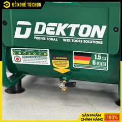 Máy Nén Khí Không Dầu Dekton DK-AC2906PRO– 1.5HP – Bình 6L – Lưu Lượng 150L/Phút – Chính Hãng Có VAT