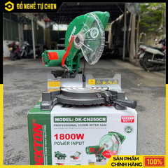 Máy Cắt Nhôm Dây Curoa 255mm Dekton DK-CN250CR – 1800W – Truyền Động Êm – Hàng Chính Hãng Có VAT