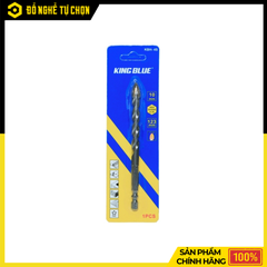 Mũi Khoan Đa Năng Lục Giác 4 Cạnh King Blue KBH4S-10*123 – Khoan Nhanh Gạch, Kính, Tường, Độ Bền Cao | Hàng Chính Hãng, Có VAT